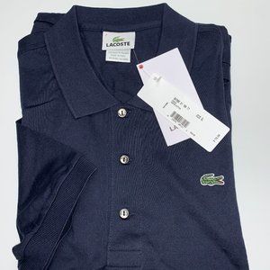 NWT Lacoste Men's Navy Jersey Cotton Polo shirt  size XL Lacoste Men 7